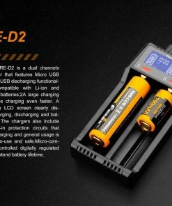 Fenix ARE-D2 Dual Bay Smart Battery Charger 11 Fenix ARE-D2 Dual Bay Smart Battery Charger