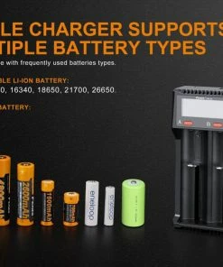 Fenix ARE-D2 Dual Bay Smart Battery Charger 12 Fenix ARE-D2 Dual Bay Smart Battery Charger