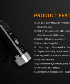 Gear FENIX BC25R RECHARGEABLE BIKE LIGHT