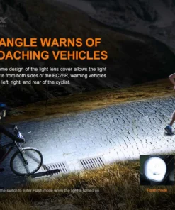 Gear FENIX BC26R 1600 LUMENS RECHARGEABLE BIKE LIGHT