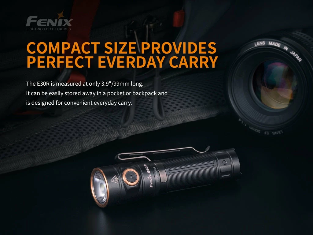 Fenix E30R 1600 Lumens Extreme Output Compact Rechargeable Flashlight 7 Fenix E30R 1600 Lumens Extreme Output Compact Rechargeable Flashlight