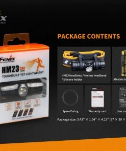 Headlamps FENIX HM23 COMPACT HEADLAMP