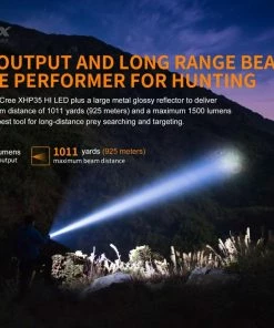 FENIX HT18 1500 LUMENS LONG RANGE FLASHLIGHT