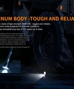 FENIX HT18 1500 LUMENS LONG RANGE FLASHLIGHT