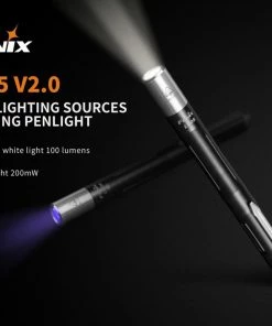 FENIX LD05V2.0 100 LUMENS PENLIGHT WITH UV LIGHT Flashlights