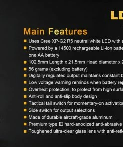 FENIX LD12 320 LUMENS EDC POCKET FLASHLIGHT Flashlights 18 FENIX LD12 320 LUMENS EDC POCKET FLASHLIGHT Flashlights