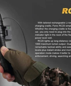 FENIX RC20 1000 LUMENS RECHARGEABLE FLASHLIGHT
