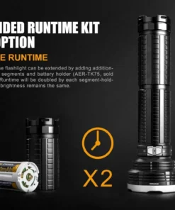 FENIX TK75 2018 FLASHLIGHT - 5100 LUMENS