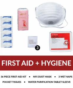 Food & Food Storage ReadyWise 64 Piece Survival Backpack- Red