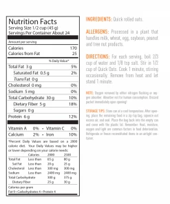 Emergency Essentials Quick Oats Large Can