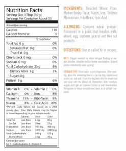 Emergency Essentials White Flour Food & Food Storage