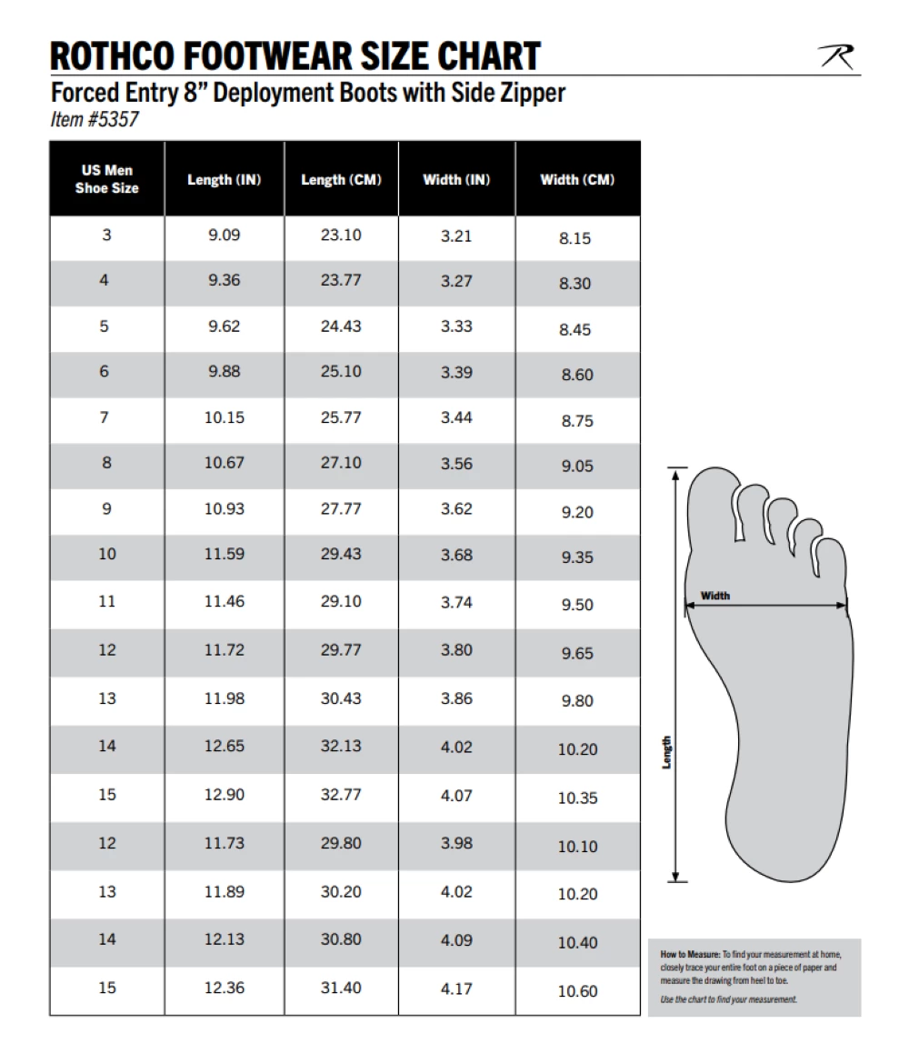 Rothco Forced Entry 8" Deployment Boots With Side Zipper - Coyote Brown 5 Rothco Forced Entry 8" Deployment Boots With Side Zipper - Coyote Brown