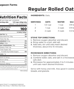 Augason Farms Regular Rolled Oats