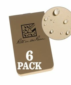 Waterproof Notebooks Rite In The Rain Weatherproof On The Go Wallet Notebook 6 Pack 12 Waterproof Notebooks Rite In The Rain Weatherproof On The Go Wallet Notebook 6 Pack