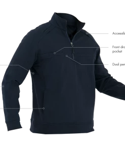 FIRST TACTICAL MEN'S COTTON JOB SHIRT QUARTER ZIP
