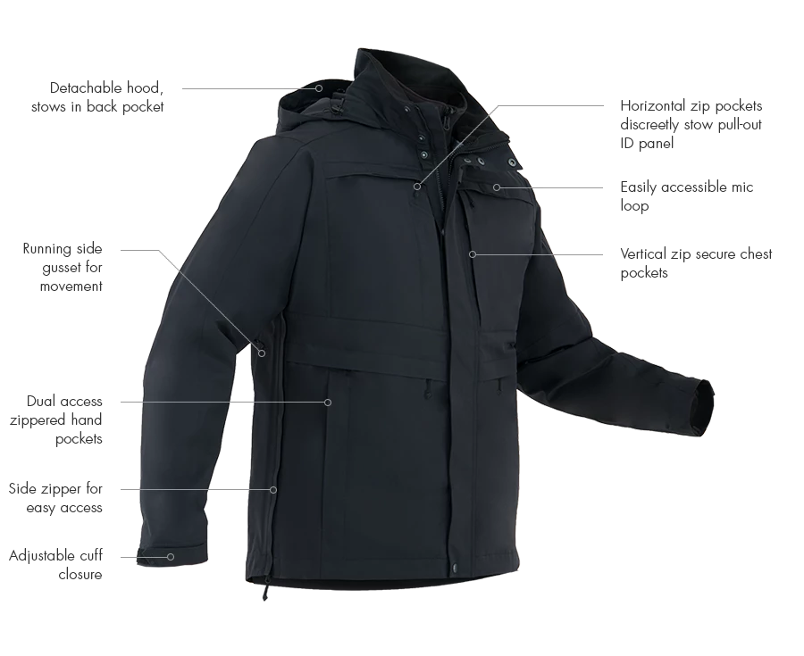 FIRST TACTICAL MEN'S TACTIX SYSTEM PARKA 7 FIRST TACTICAL MEN'S TACTIX SYSTEM PARKA