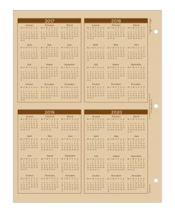 Rite In The Rain Weatherproof Daily Calendar Set 8.5 In. X 11 In. Waterproof Notebooks