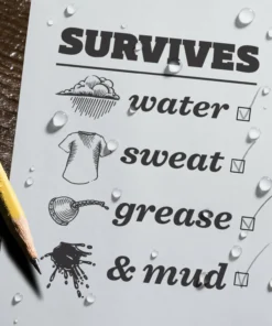 Rite In The Rain Weatherproof Legal Pad, 8.5 In. X 11 In.