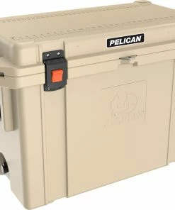 Pelican 95QT Elite Cooler - Tan/Orange