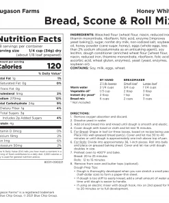 Augason Farms Honey White Bread, Scone & Roll Mix