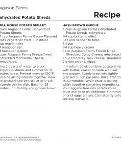 Food & Food Storage Augason Farms Dehydrated Potato Shreds 22 Food & Food Storage Augason Farms Dehydrated Potato Shreds