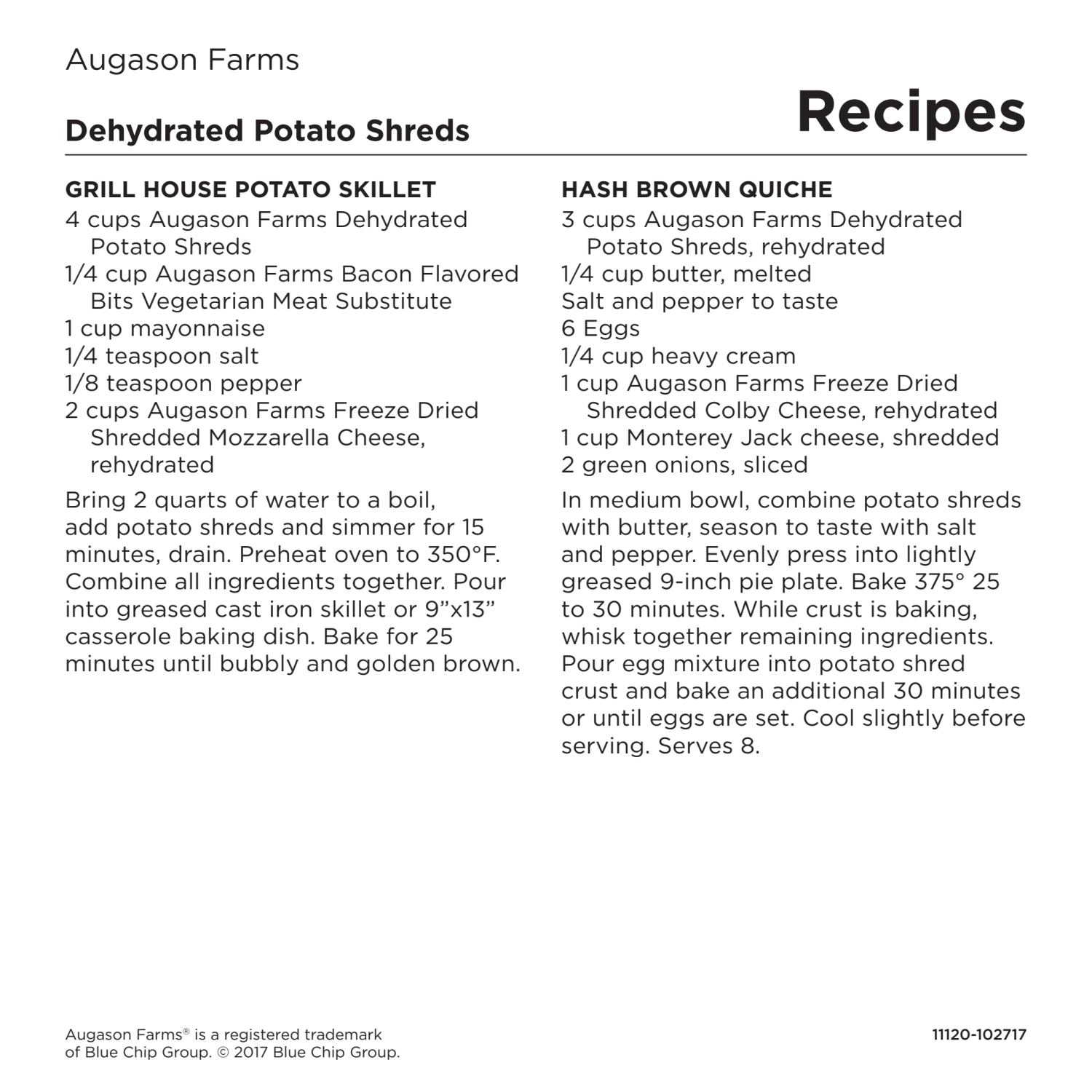 Food & Food Storage Augason Farms Dehydrated Potato Shreds 11 Food & Food Storage Augason Farms Dehydrated Potato Shreds