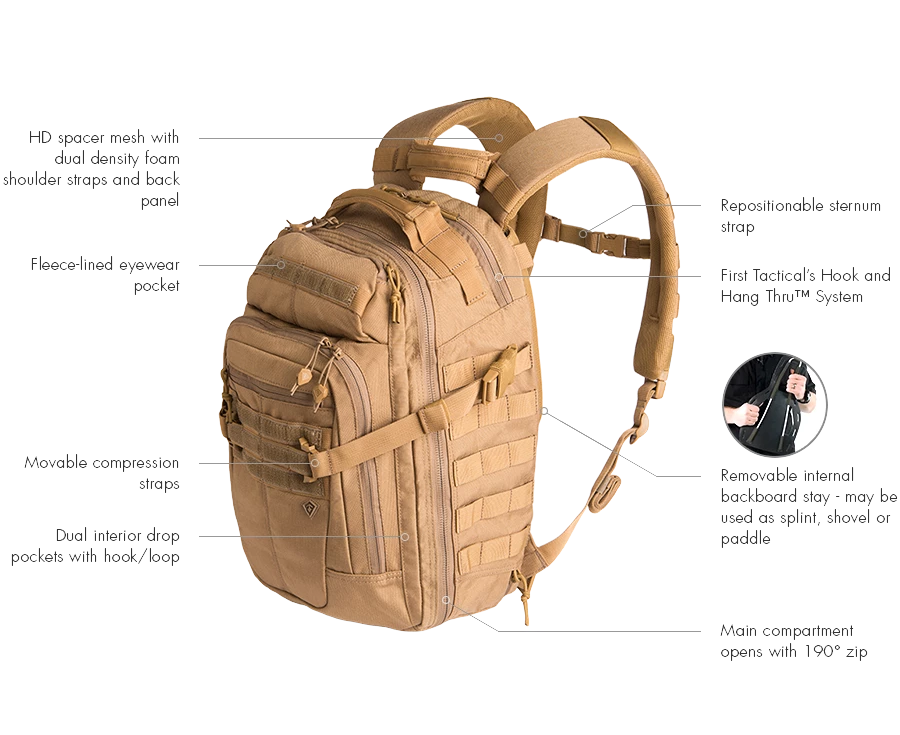 FIRST TACTICAL SPECIALIST HALF-DAY BACKPACK Backpacks 10 FIRST TACTICAL SPECIALIST HALF-DAY BACKPACK Backpacks