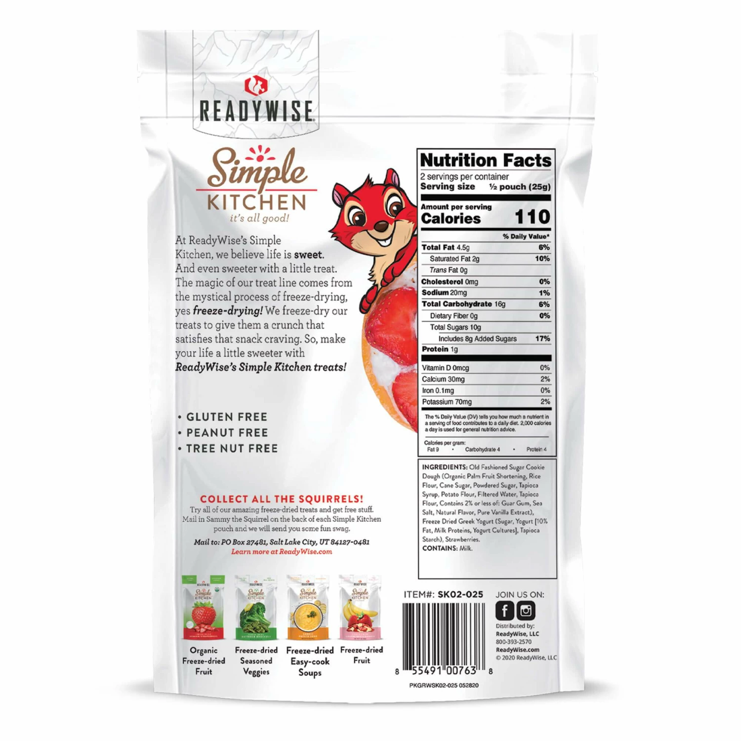 ReadyWise Simple Kitchen Sweet Treat Variety Pack 9 ReadyWise Simple Kitchen Sweet Treat Variety Pack