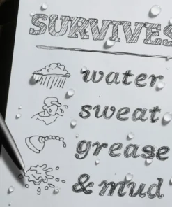 Waterproof Notebooks Rite In The Rain Weatherproof Loose Leaf Paper 4.625 In. X 7 In. 100 Pattern Sheets - 32#