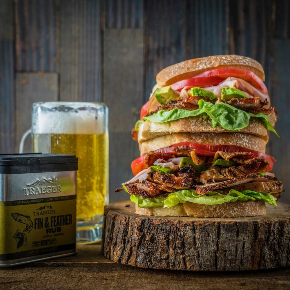 TRAEGER FIN & FEATHER RUB 3 TRAEGER FIN & FEATHER RUB