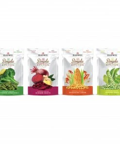 ReadyWise Food & Food Storage Simple Kitchen Seasoned Veggies Variety Pack