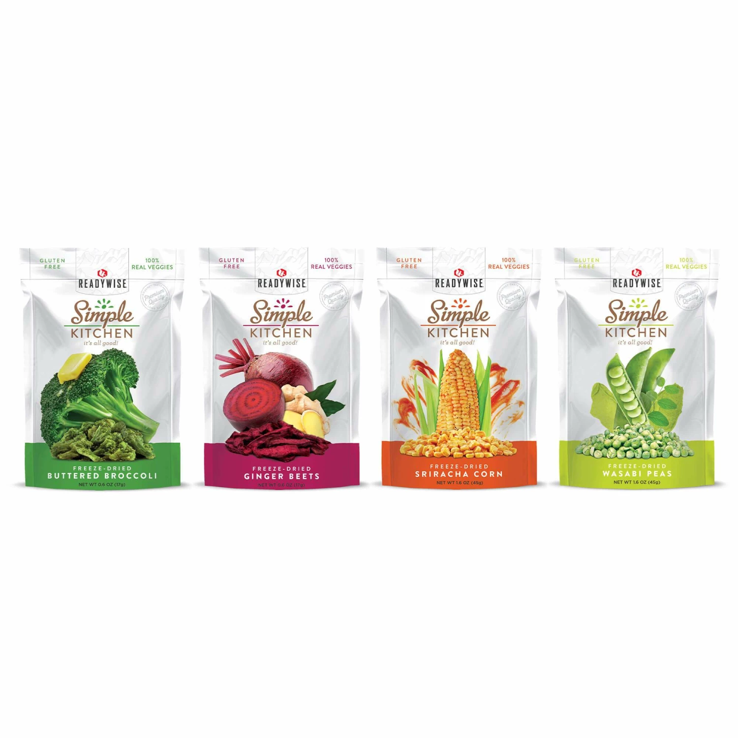 ReadyWise Food & Food Storage Simple Kitchen Seasoned Veggies Variety Pack 1 ReadyWise Food & Food Storage Simple Kitchen Seasoned Veggies Variety Pack