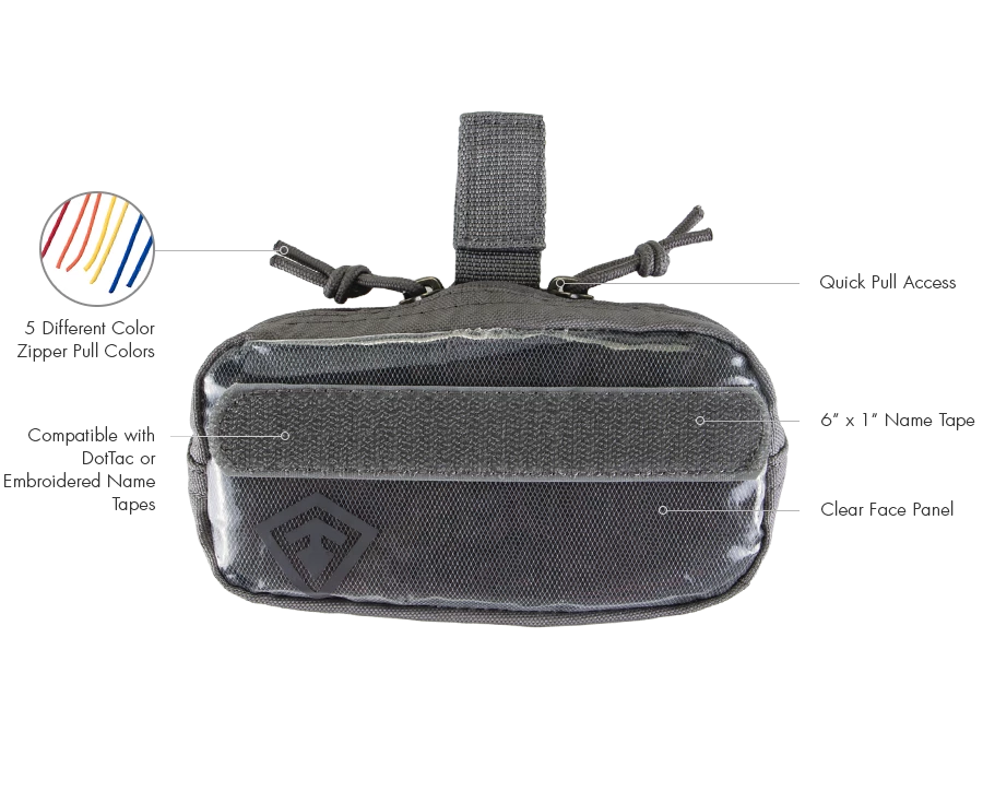 FIRST TACTICAL 6 X 3 VELCRO POUCH 4 FIRST TACTICAL 6 X 3 VELCRO POUCH