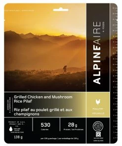 Backpacking Meals AlpineAire Grilled Chicken And Mushroom Wild Rice Pilaf