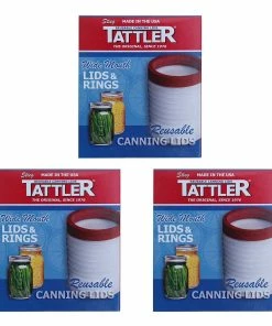 Food & Food Storage Tattler Wide Reusable Canning Lids With Rings - 36 Lids