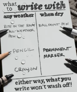 Waterproof Notebooks Rite In The Rain Weatherproof Index Cards, 3