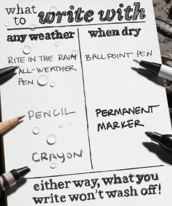 Waterproof Notebooks Rite In The Rain All-Weather Law Enforcement Notebook, 3.25 In. X 5 In.