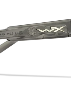 Wiley X Trek Sunglasses - Gloss Crystal Dark Grey Frame With Captivate Polarized Blue Mirror Lenses Gear